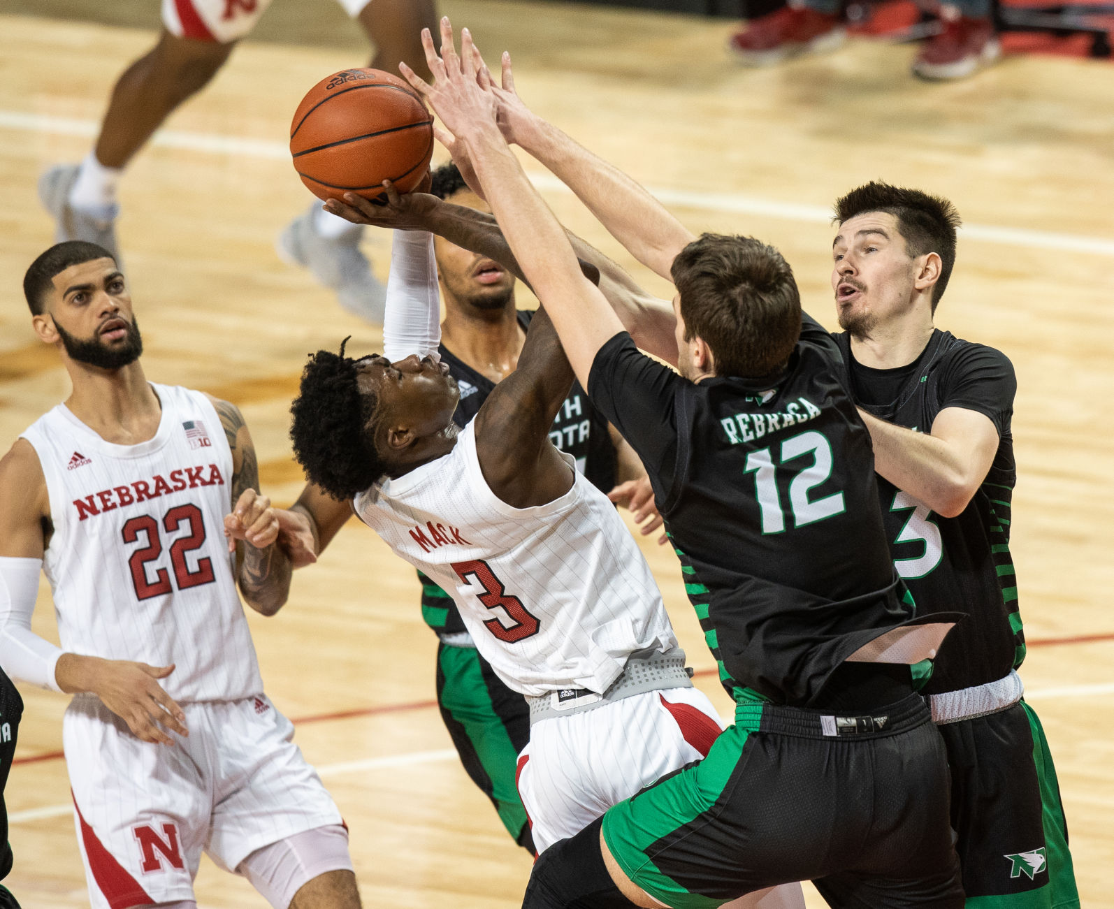 Nebraska Basketball vs. North Dakota Photo No. 6